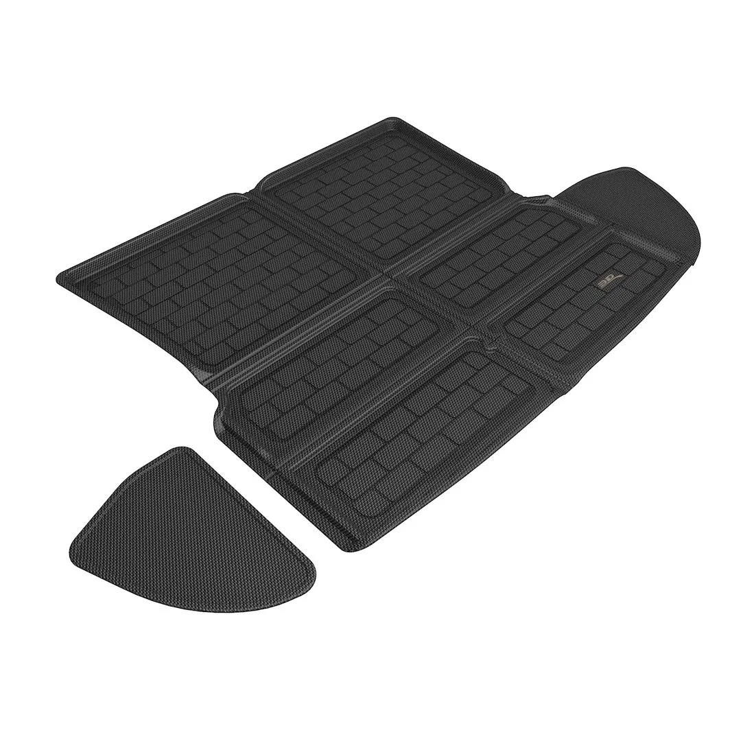 M1LU0011309 – 3D MATS/U-AC Cargo Area Liner, Black Direct Fit Raised Edge Thermoplastic Rubber Of Carbon Fiber Textur...